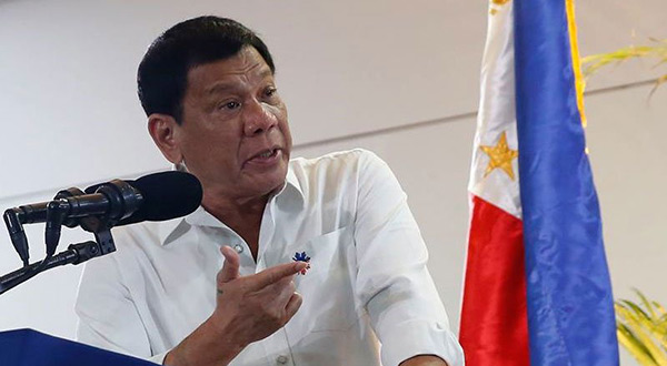 Philippine President Rodrigo Duterte 